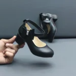 کفش پاشنه دار مجلسی دخترانه گلناز